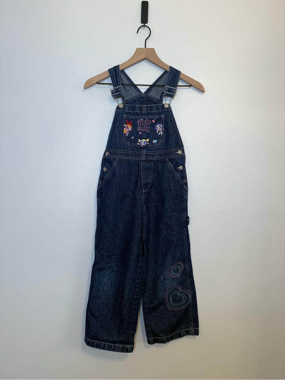 Vintage Y2K Powerpuff Girls Glitter‎ Overalls